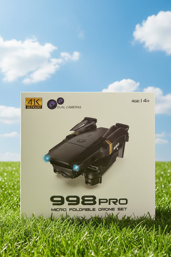 4K ultra HD 998 Pro drone with dual cameras