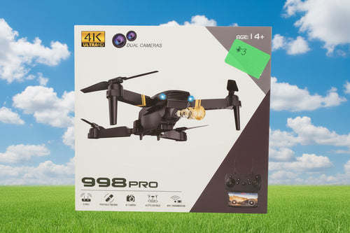 4K ultra HD 998 Pro drone with dual cameras